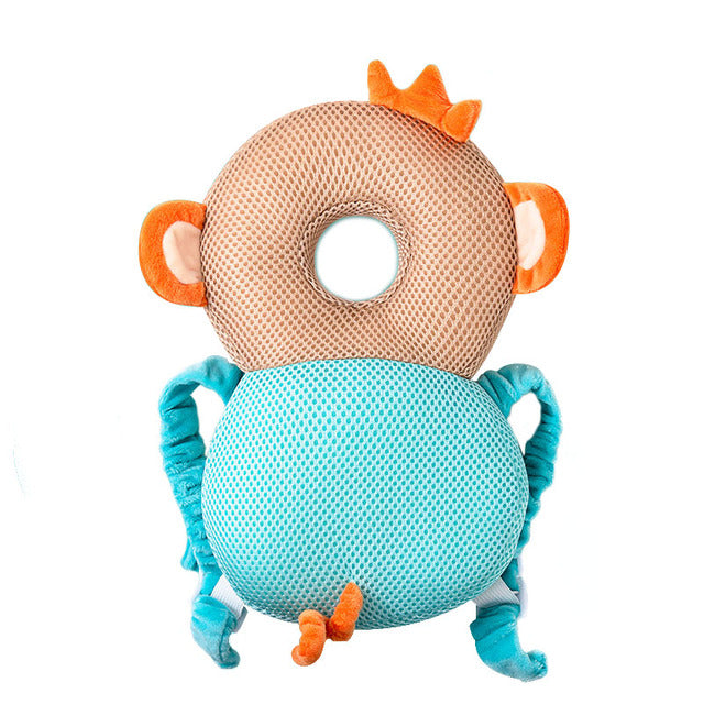 Baby backpack head protection pillow